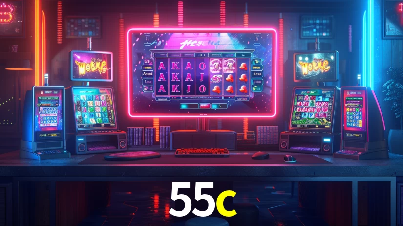 55c: Jogos de Caça-Níqueis-Altas Recompensas, Roleta-Velocidade, Blackjack-Desafios Máximos
